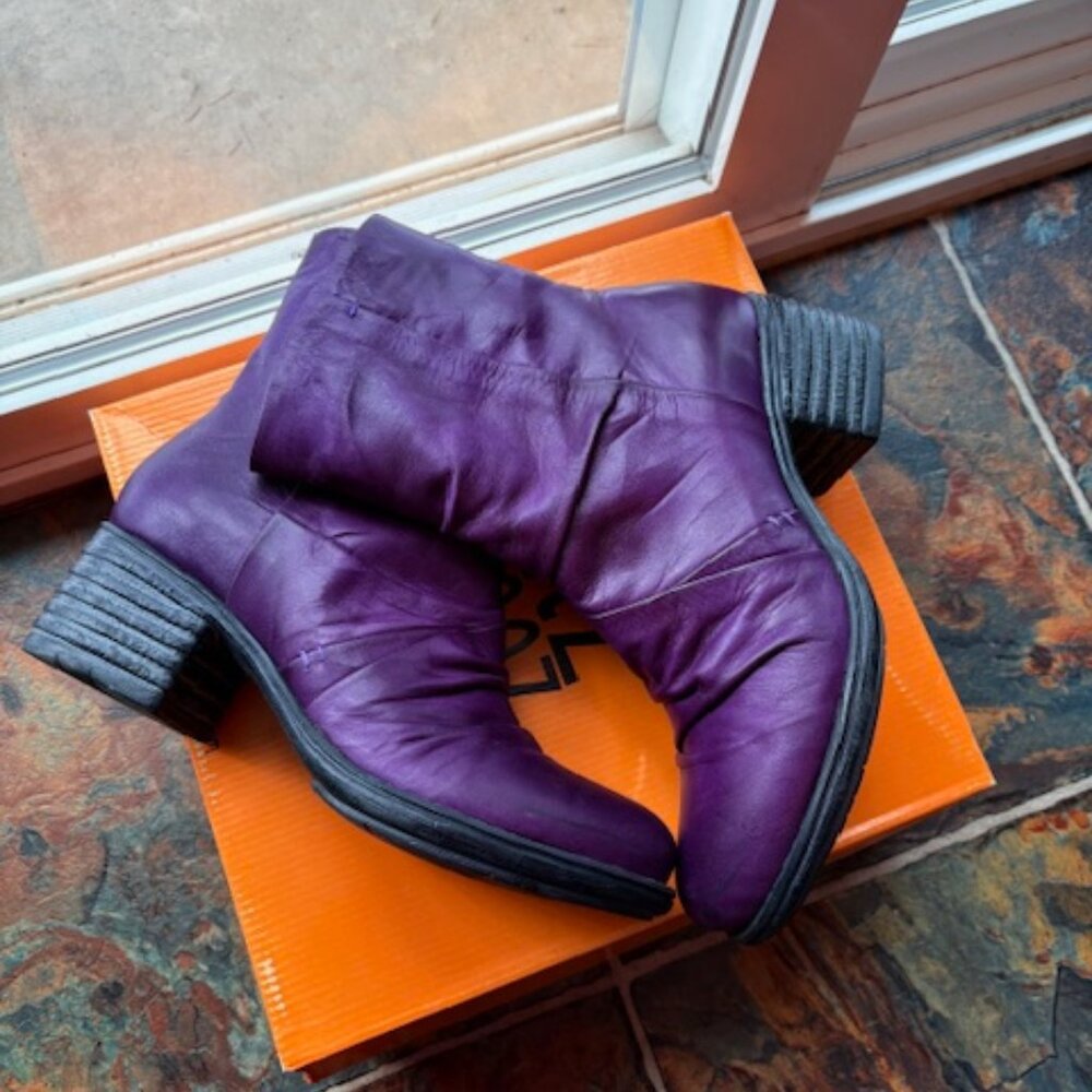 Miz Mooz Purple Boots size 39 OBO